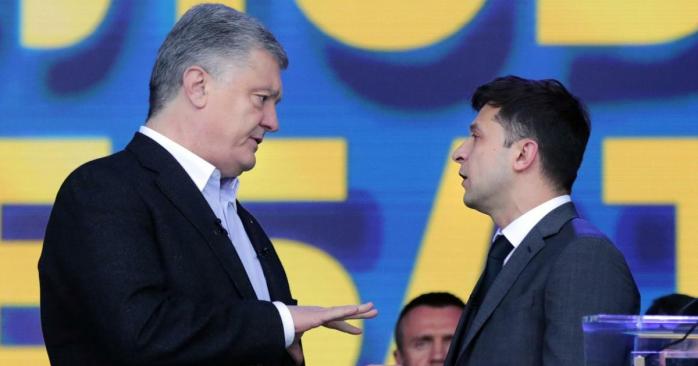 Петро Порошенко і Володимир Зеленський, фото: РІА «Новости»