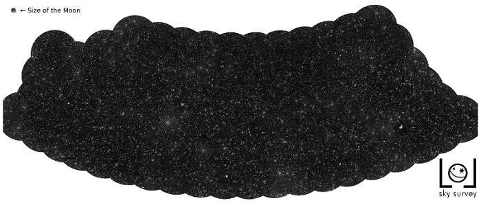 25 тис. чорних дір на одній карті зафіксували астрономи. Фото: Astronomy & Astrophysics