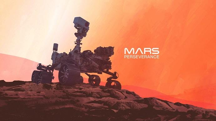 Марсоход Perseverance прислал видео посадки на Красной планете. Фото: УП
