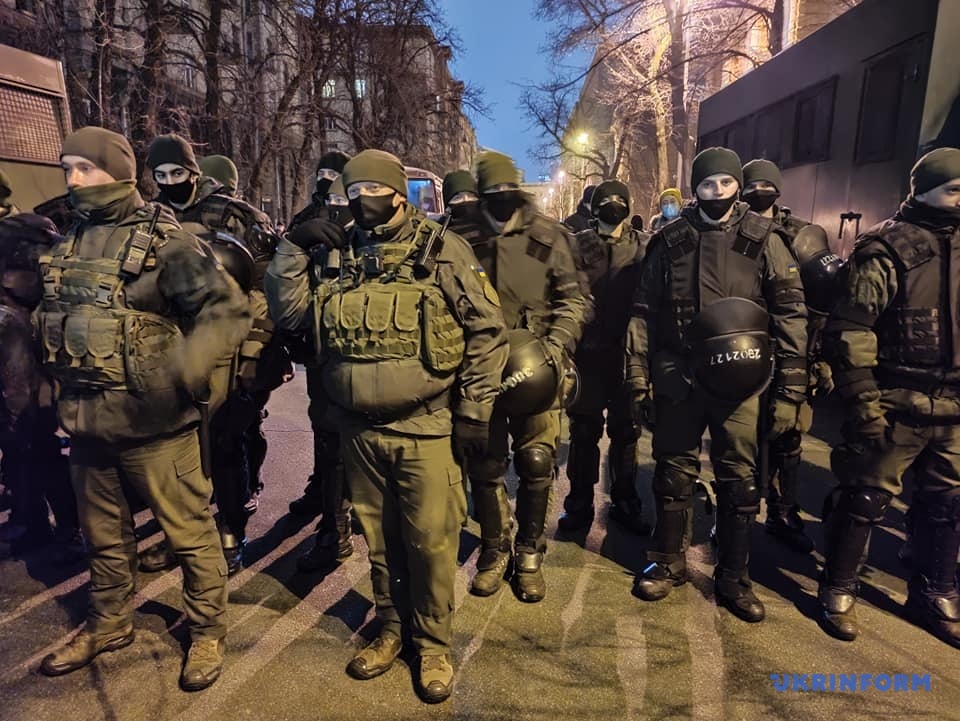 Протесты в Киеве. Источник: Укринформ