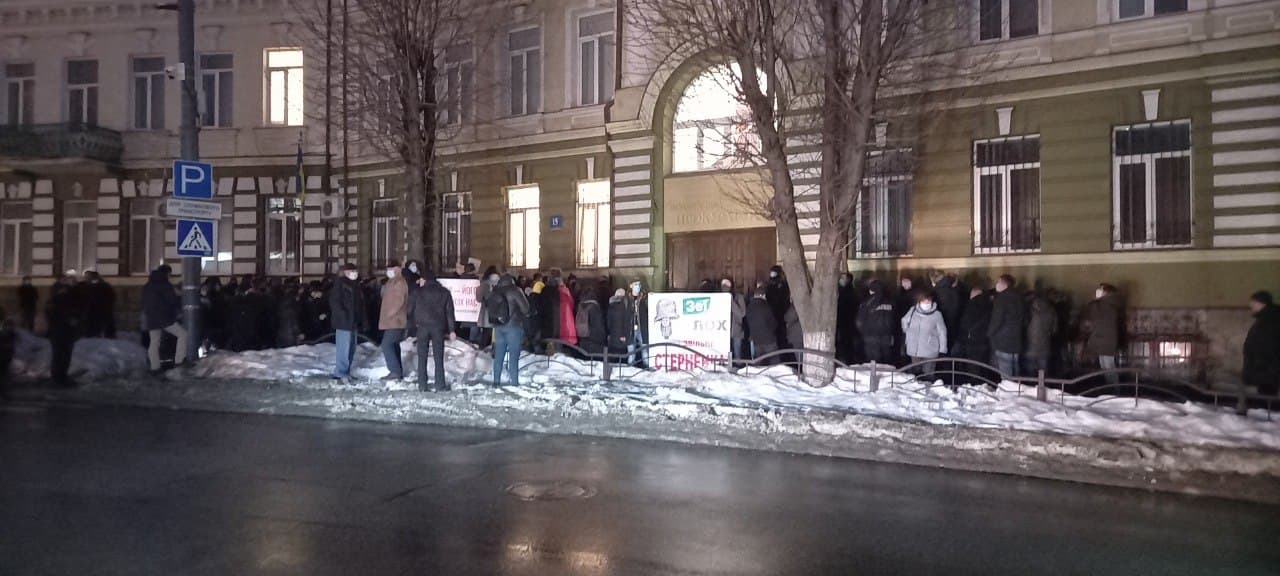 Протесты в Луцке. Источник: Ракурс