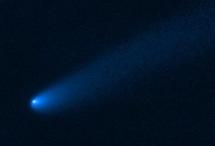 Уникальную комету возле Юпитера обнаружил телескоп Hubble. Фото: ESA