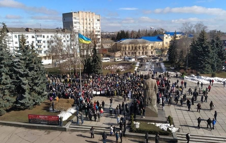 Протесты в Житомире