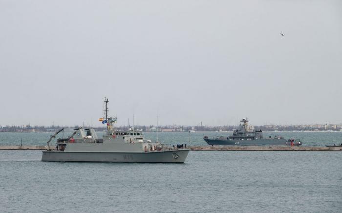 В Черном море прошла совместная с НАТО тренировка кораблей ВМС Украины, фото: «Армия.Inform»