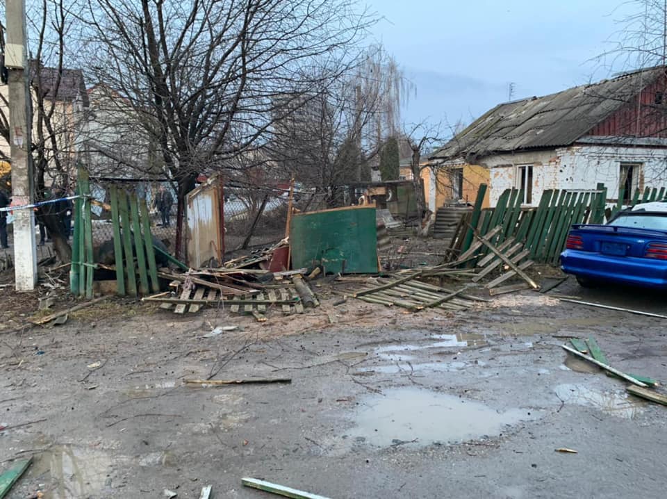 Взрыв в Боярке под Киевом. Фото: полиция