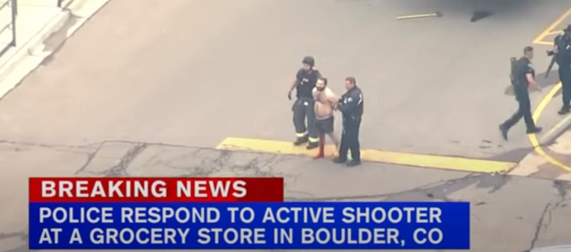 Бойня в США - десять человек погибли в супермаркете, скриншот видео