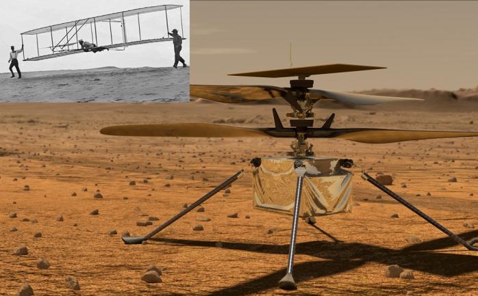 NASA доставит на Марс фрагмент самолета братьев Райт 