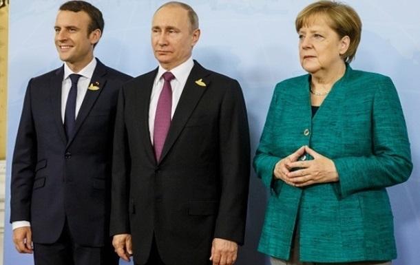 Переговори Путіна, Меркель і Макрона — про що розмовляли без України