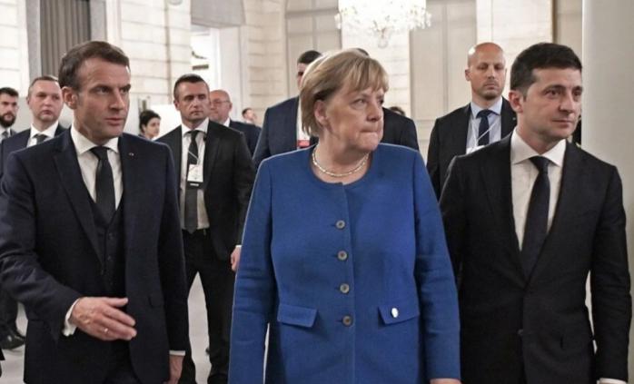 Зеленский встретится с Макроном и Меркель из-за Донбасса. Фото: 