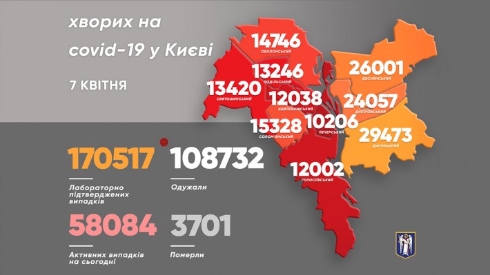 Коронавирус в Украине, данные — КМДА
