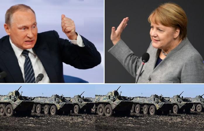 У Меркель ответили на действия Путина близ границ Украины