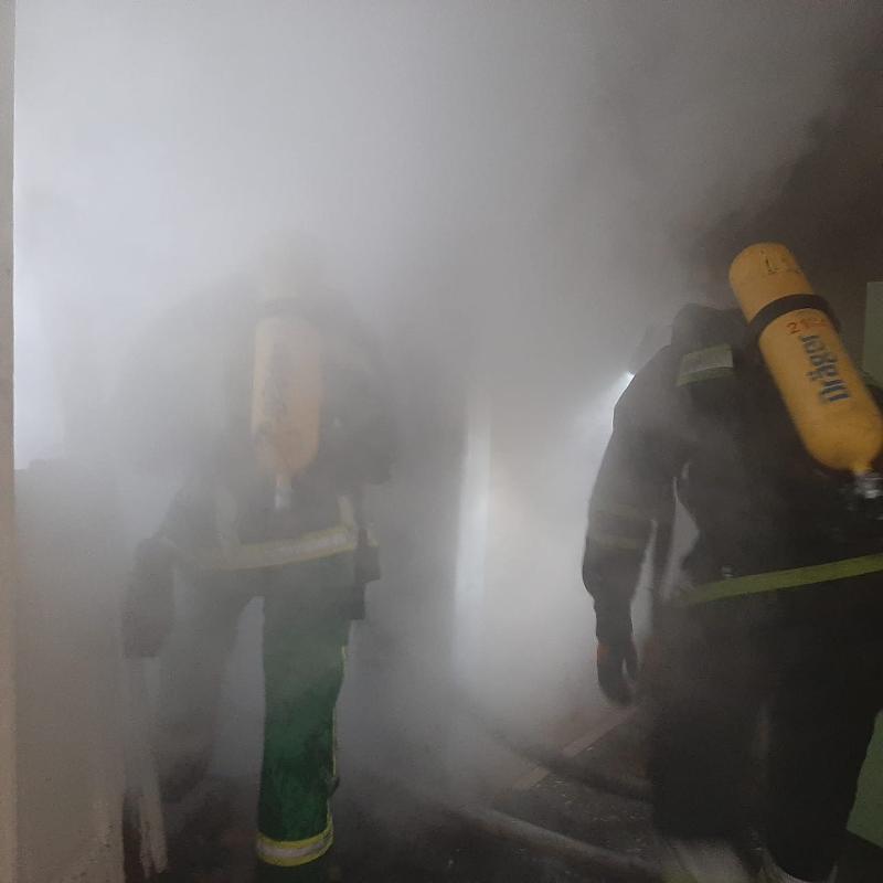 На Прикарпатье загорелась районная COVID-больница, фото — ГСЧС