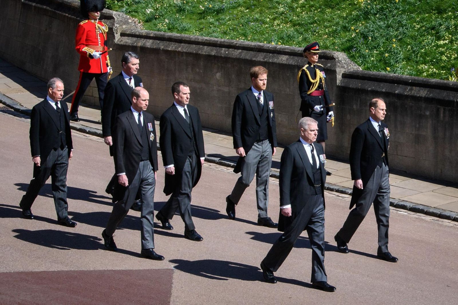 Церемония прощания с принцем Филиппом. Фото: AP