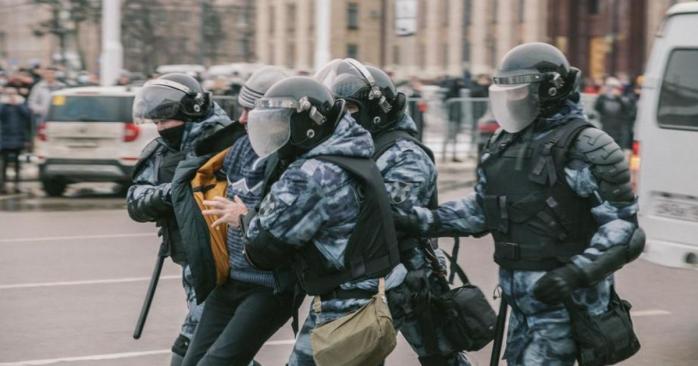 В России прошли массовые задержания сторонников Навального, фото: «Горизонтальная Россия»
