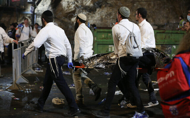 Трагедия на религиозном празднике в Израиле. Фото: timesofisrael