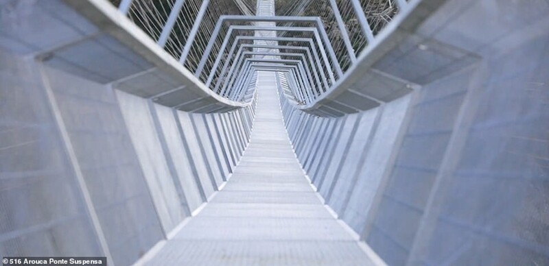 Самый длинный в мире подвесной пешеходный мост. Фото: nevsedoma