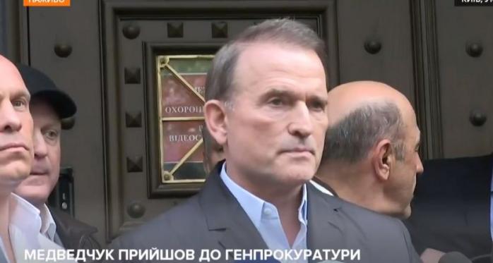Готов к аресту — Медведчук прибыл на допрос, скриншот видео
