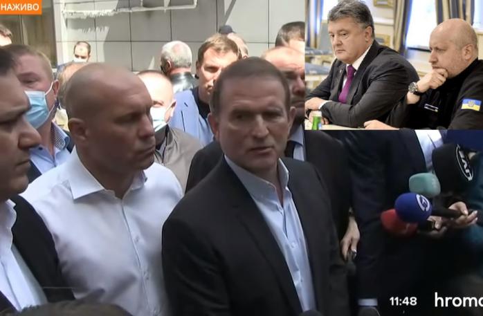 Медведчук - Турчинов и Порошенко «дали добро» на переговоры с террористами