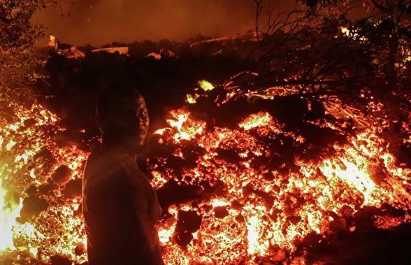 Извержение вулкана в Конго – десятки погибших, люди горели заживо