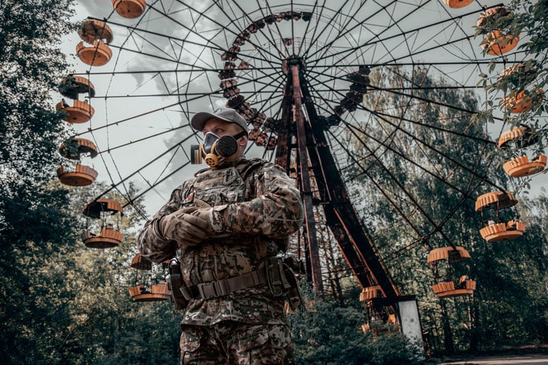 Учения в Чернобыле. Фото: пресс-служба ССО