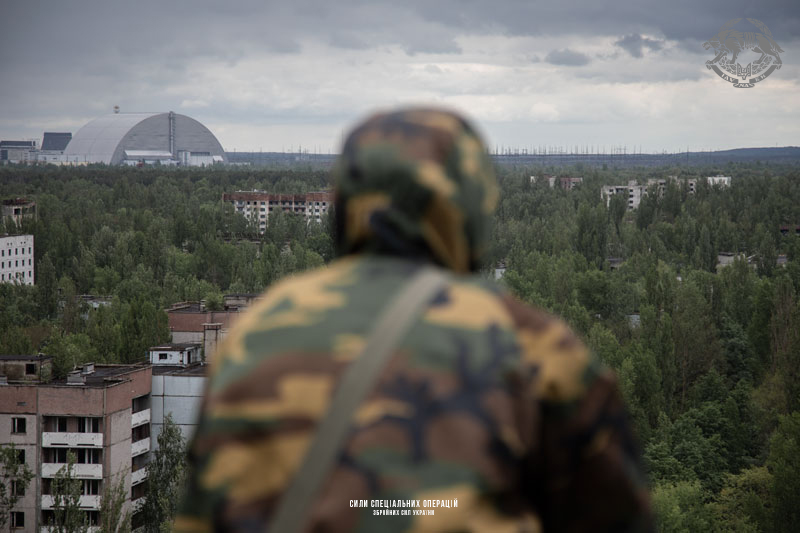 Учения в Чернобыле. Фото: пресс-служба ССО