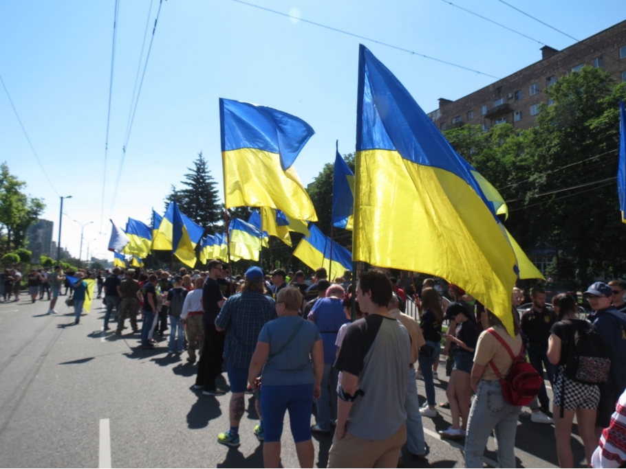 Марш українських сил. Фото: Mariupol.tv