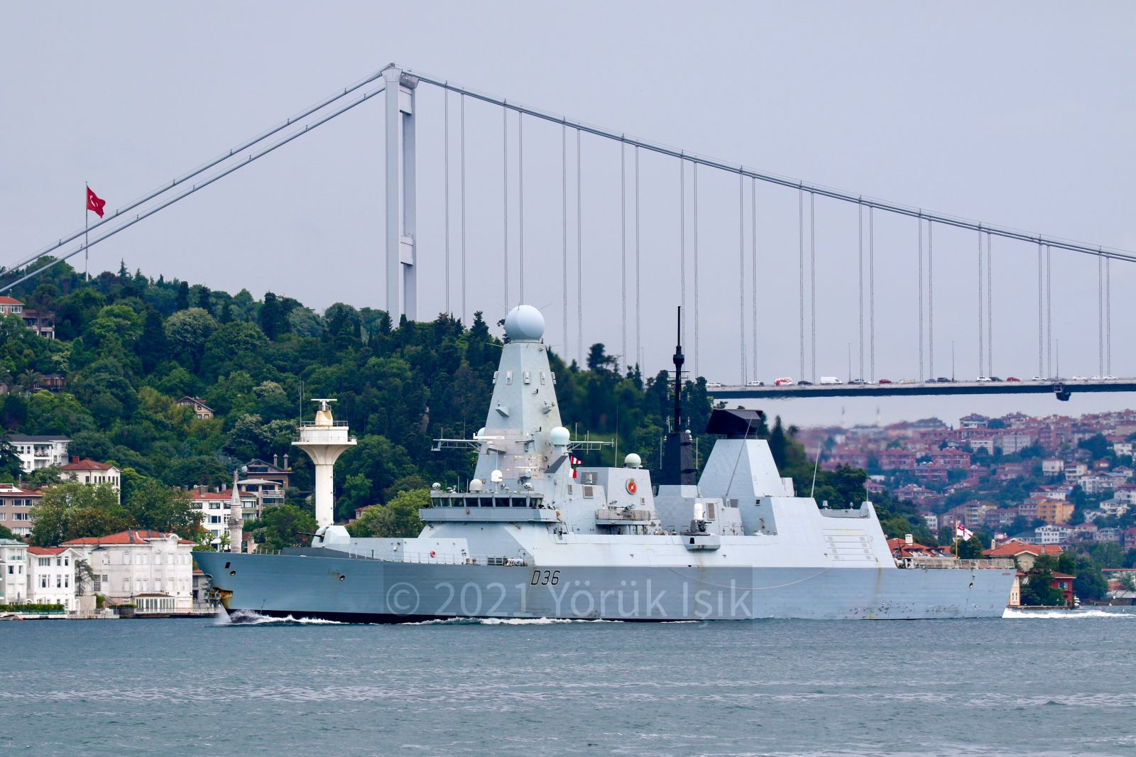 НАТО нарощує угруповання кораблів в Чорному морі. Фото: Yörük Işık в Twitter