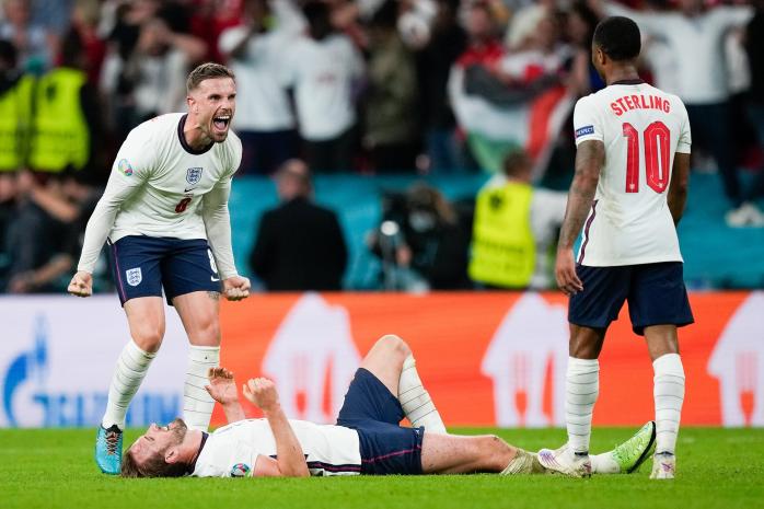 Англия благодаря спорному пенальти дожала Данию в полуфинале Евро, фото — УЕФА