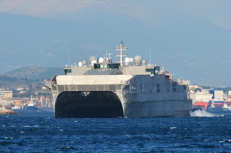 Корабель ВМС США. Фото: Vessel Finder