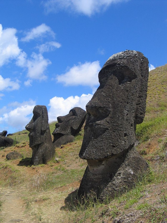 Знаменитые статуи острова Пасхи, инфографика: «Википедия»