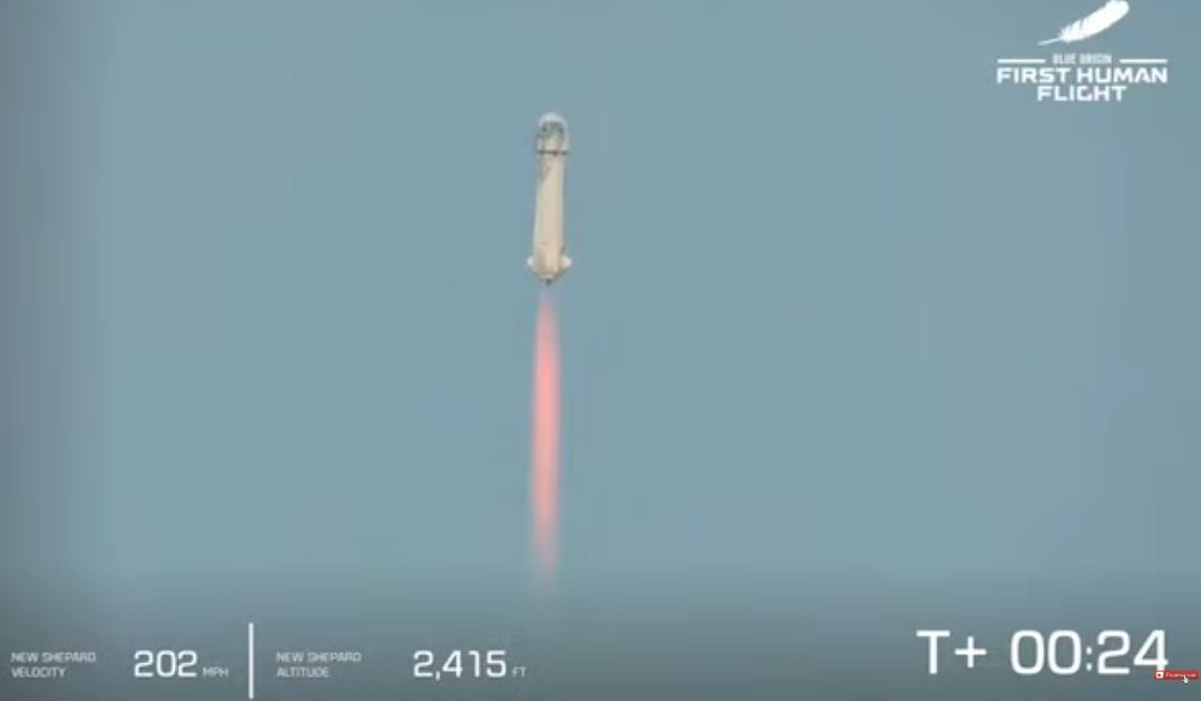Туристы слетали в космос на 11 минут — фото и видео полета, скриншот видео