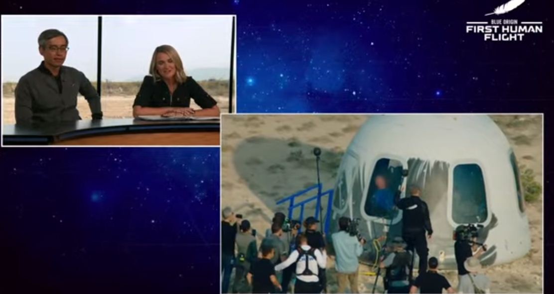 Туристы слетали в космос на 11 минут — фото и видео полета, скриншот видео