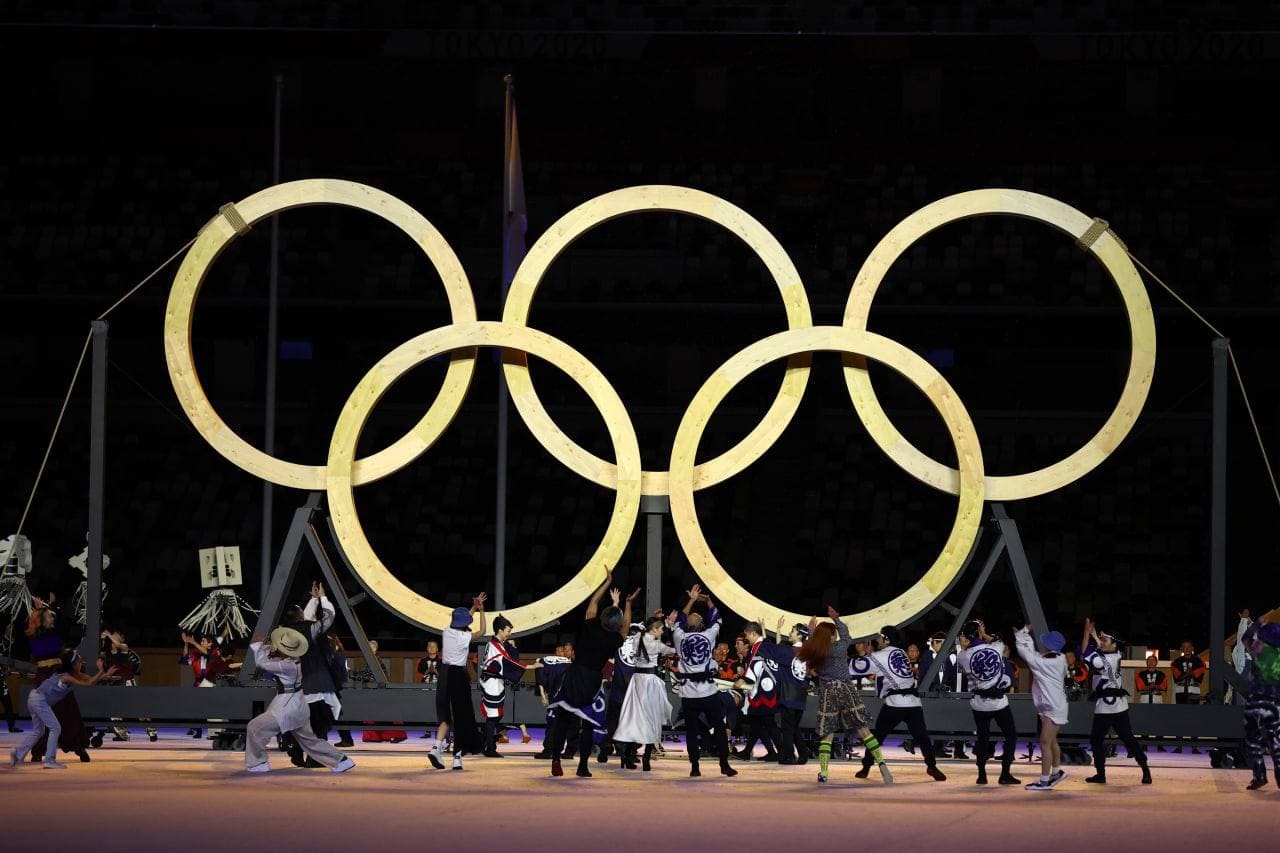 Открытие Олимпиады 2021. Фото: Reuters