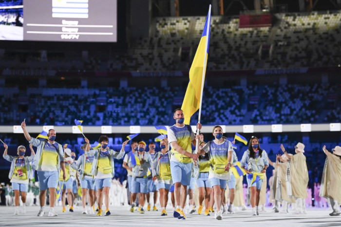 Во время церемонии открытия Олимпийских игр в Токио, фото: «Эспрессо»