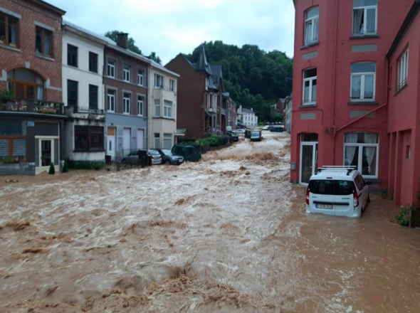 Потоп в Бельгии. Фото: ЕП