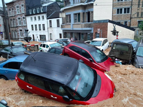 Потоп в Бельгии. Фото: ЕП