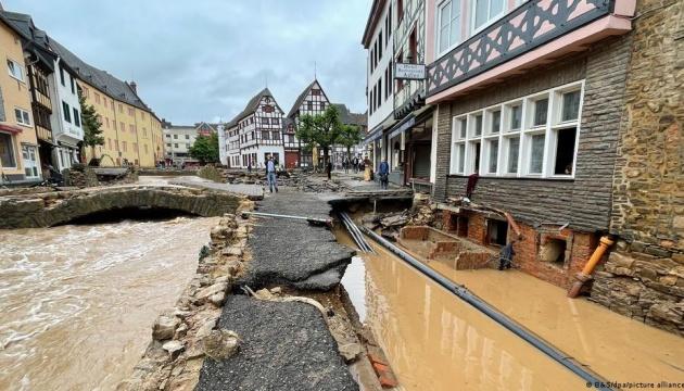 Наводнение в Европе. Фото: Укринформ