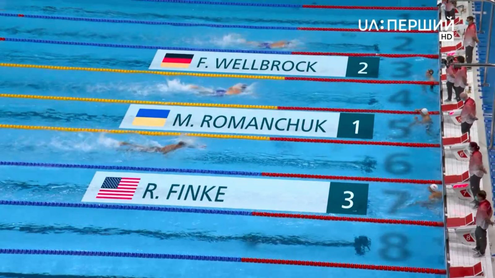  Романчук с двумя рекордами прошел в финал Олимпиады в плавании