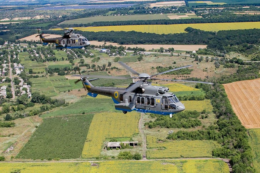 Нацгвардия готовит вертолеты Airbus к параду на Крещатике, фото - Нацгвардия