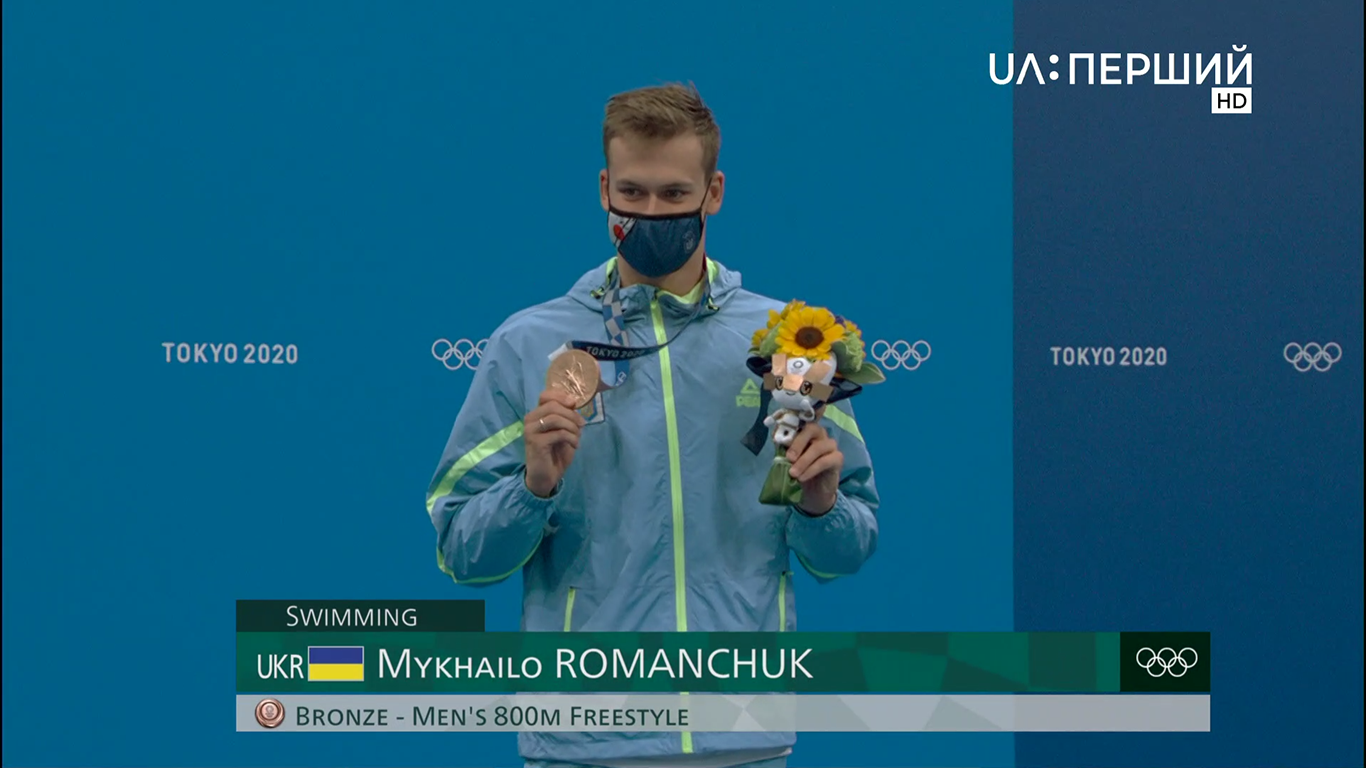 Перемога Романчука на Олімпіаді. Фото: Фото: скріншоти трансляції, REUTERS, Getty Images