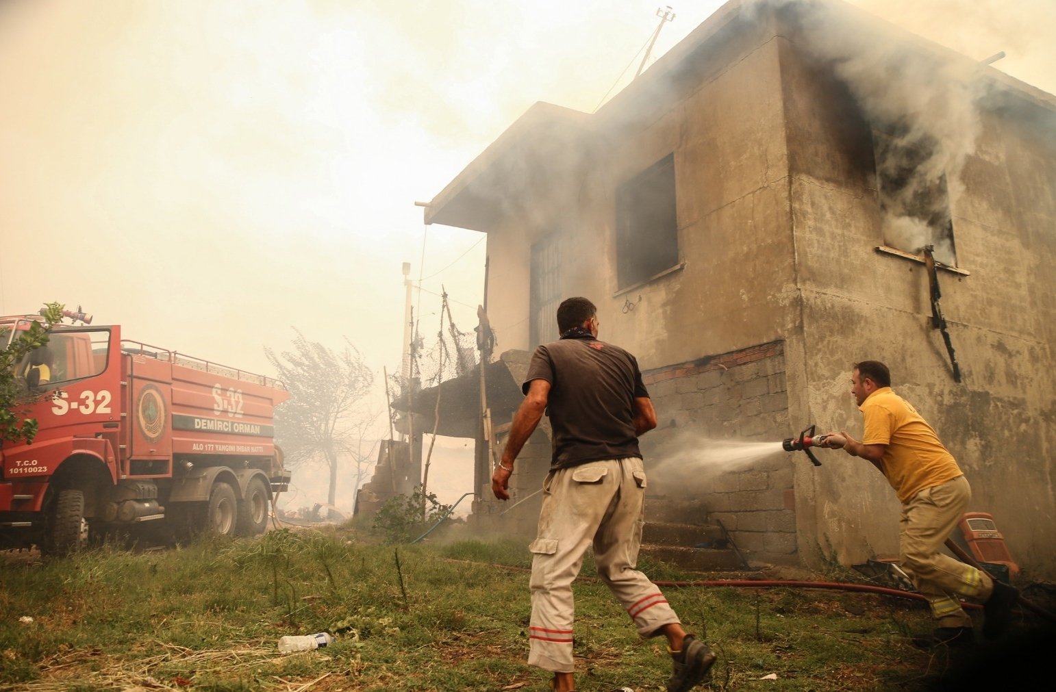 Пожар в Турции. Фото: Euronews