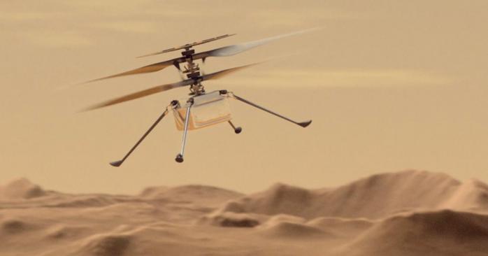 Марсіанський вертоліт перелетів в інше місце, фото: RT
