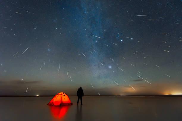 Рідкісне скупчення метеорів потрапило на відео. Фото: istock
