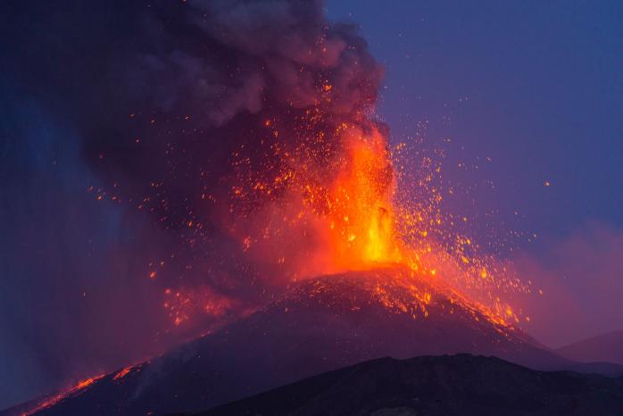Вулкан Этна. Фото: rai news