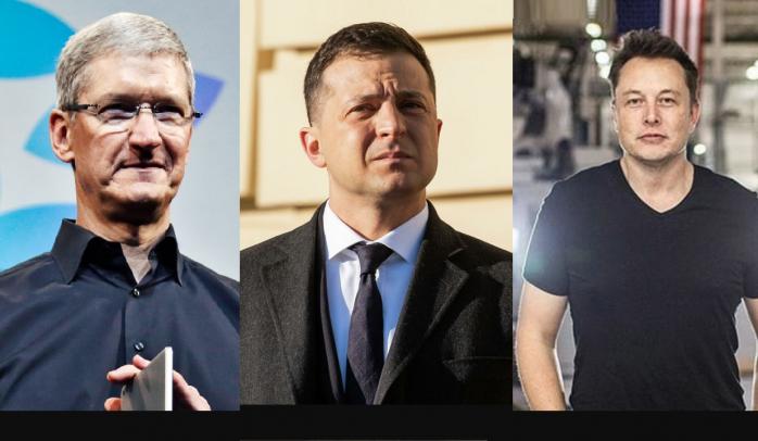 Зеленському у США готують зустріч з Ілоном Маском і главою Apple — ЗМІ