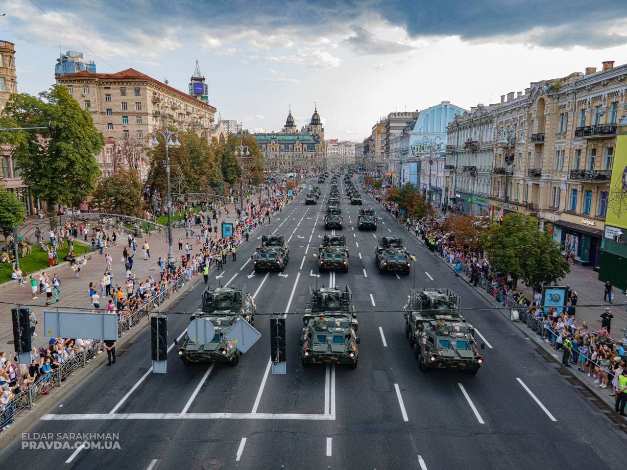 Генеральная репетиция парада в Киеве — фото и видео единения армии с народом, фото - УП