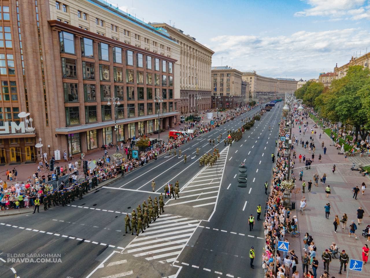 Генеральная репетиция парада в Киеве — фото и видео единения армии с народом, фото - УП