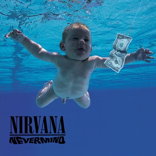Фотографія на обкладинці альбому зображує чотиримісячного Елдена. Фото: Nirvana Nevermind