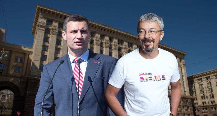 Кличко и Ткаченко вызвали друг друга на словесную дуэль о памятниках культуры Киева, фото - Лига