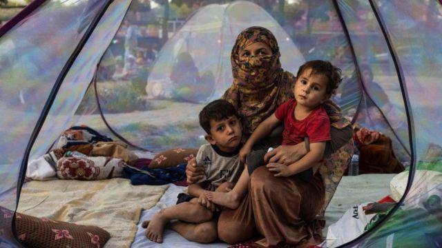 Біженці. Фото: BBC